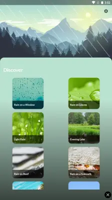 Rain Sounds android App screenshot 0