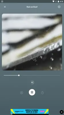 Rain Sounds android App screenshot 1